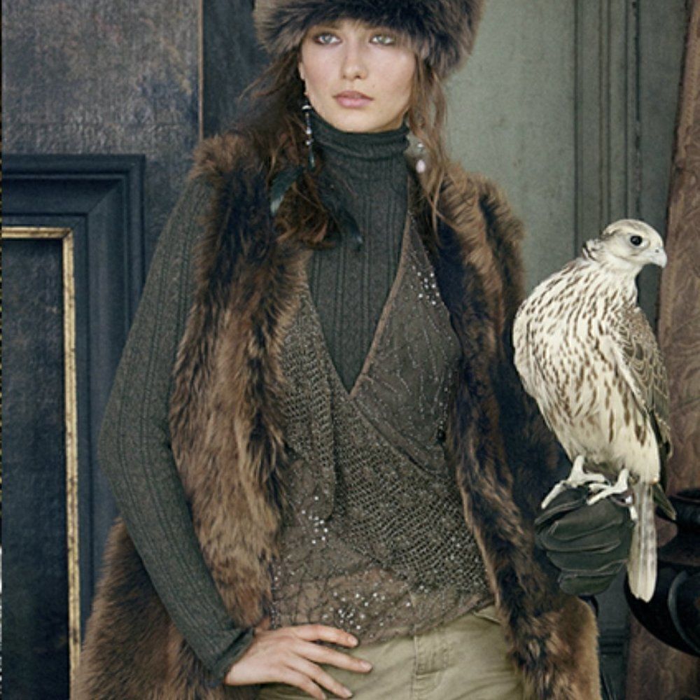 Ralph Lauren Fall/Winter '11 Blonde Lamb Shearling Vest - Picture 4 of 16